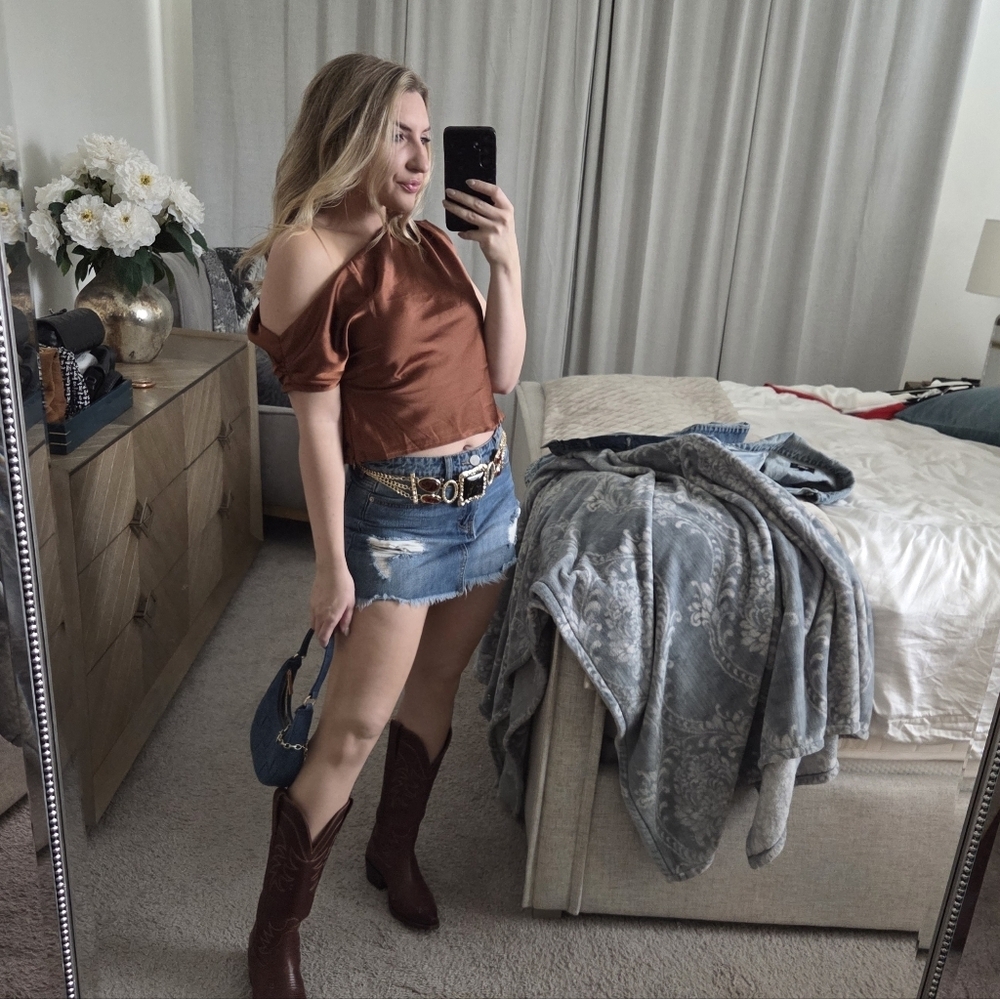 Denim Skirt - Picture 7 of 12